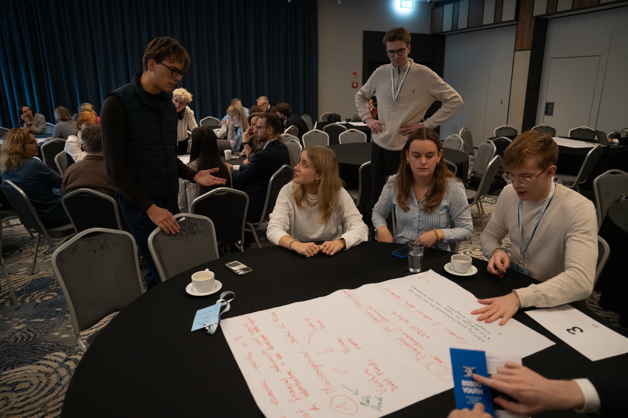 Justus moderiert eine Project-Stargate-Session beim EUSBSR